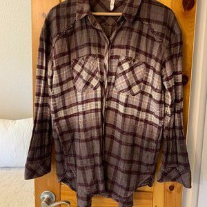 Free People Ombre Flannel